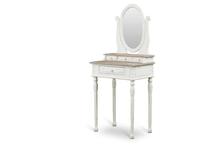 Baxton StudioAnjou Traditional French Accent Dressing Table with